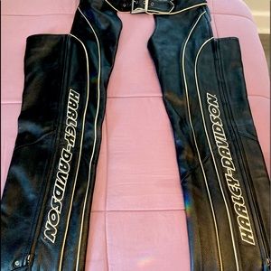 Harley Davidson leather chaps